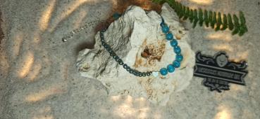 Halskette Blue Cateye Komplettansicht 1